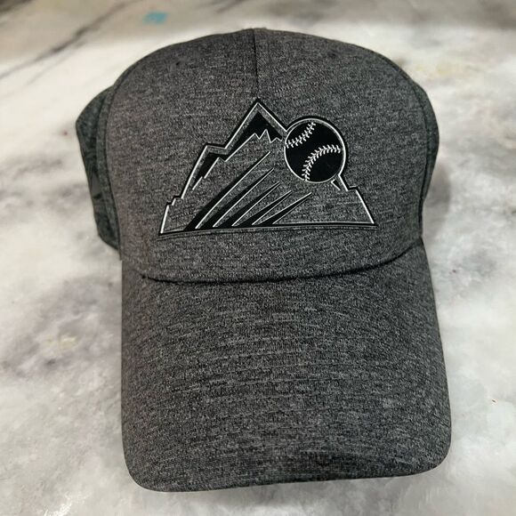 Colorodo Rockies New Era Hat all chrome - Picture 1 of 6